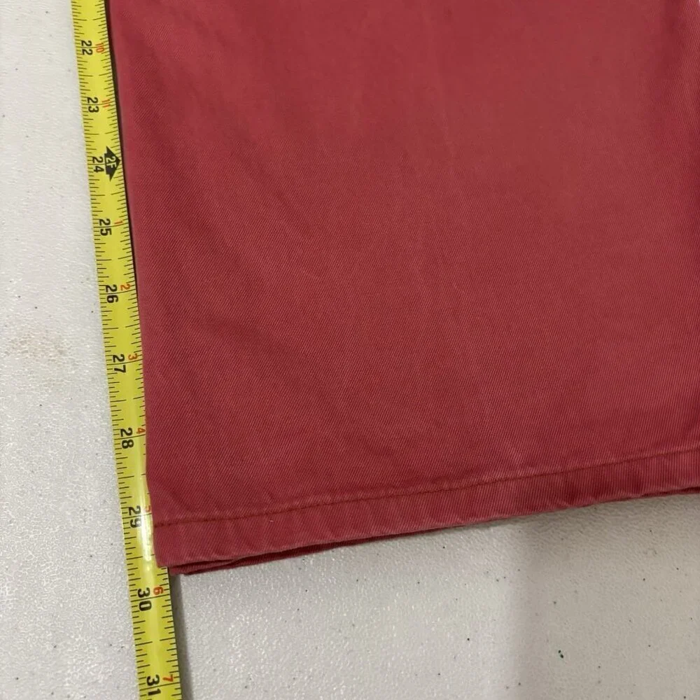 Peter Millar Tarheel Coral Cotton Pants Mens 40 Khakis Golf Sports Casual